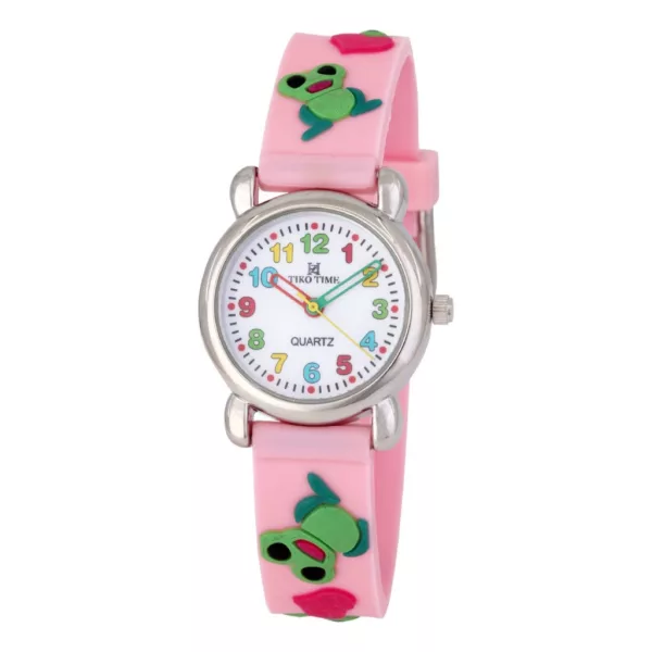Tiko Time kids' watch with frog motif 7461-7