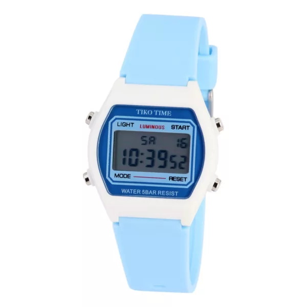 Tiko Time white women's digital watch 7465-4