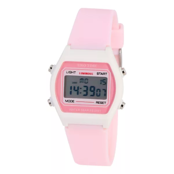Tiko Time white women's digital watch 7465-5