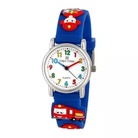 Tiko Time kids' watch with firefighter motif 7466-0