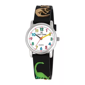 Tiko Time kids' watch with dinosaur motif 7466-1