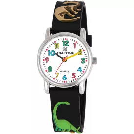 Tiko Time kids' watch with dinosaur motif 7466-1