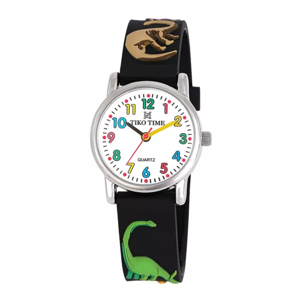 Tiko Time kids' watch with dinosaur motif 7466-1