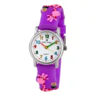 Tiko Time kids' watch with purple 3D strap 7468-2