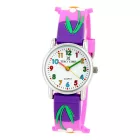 Tiko Time kids' watch with purple 3D strap 7469-1