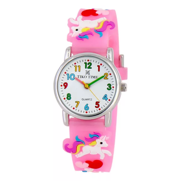 Tiko Time kids' watch with horse motif 7469-8