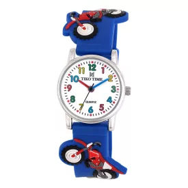 Tiko Time kids' watch with motocross motif 7471-2