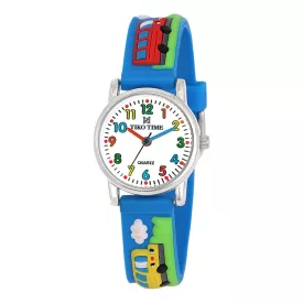 Tiko Time kids' watch with bus motif 7471-9