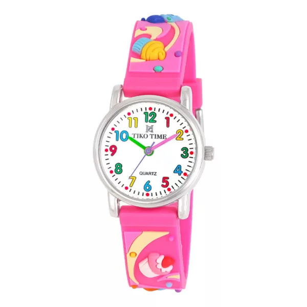 Tiko Time kids' watch with cupcake motif 7472-3