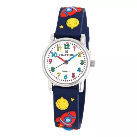 Tiko Time kids' watch with astronaut motif 7473-0