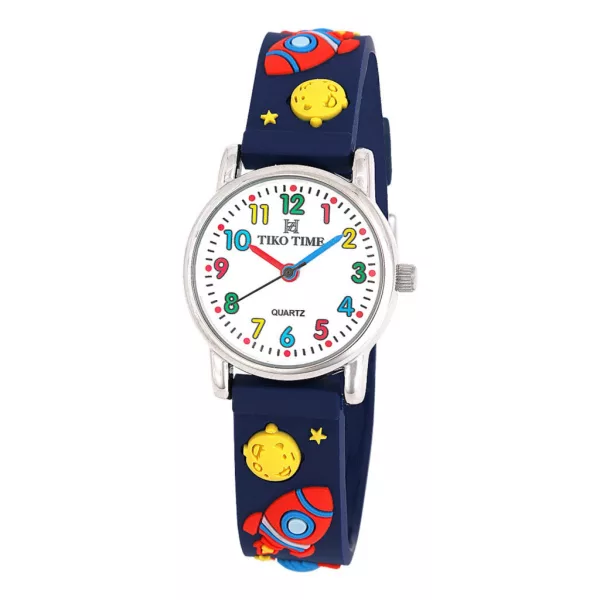 Tiko Time kids' watch with astronaut motif 7473-0