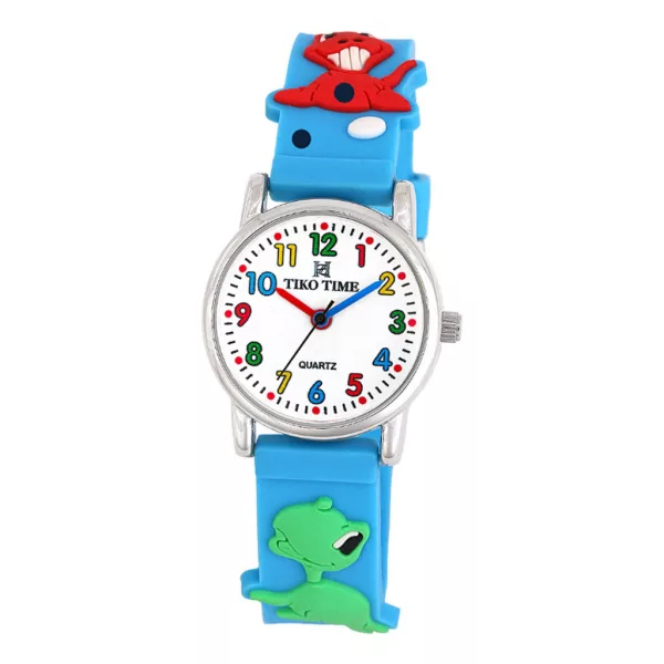 Tiko Time kids' watch with dinosaur motif 7473-1