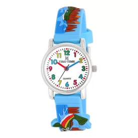 Tiko Time kids' watch with fishing motif 7473-2