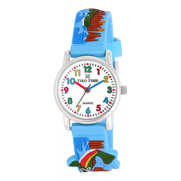 Tiko Time kids' watch with fishing motif 7473-2
