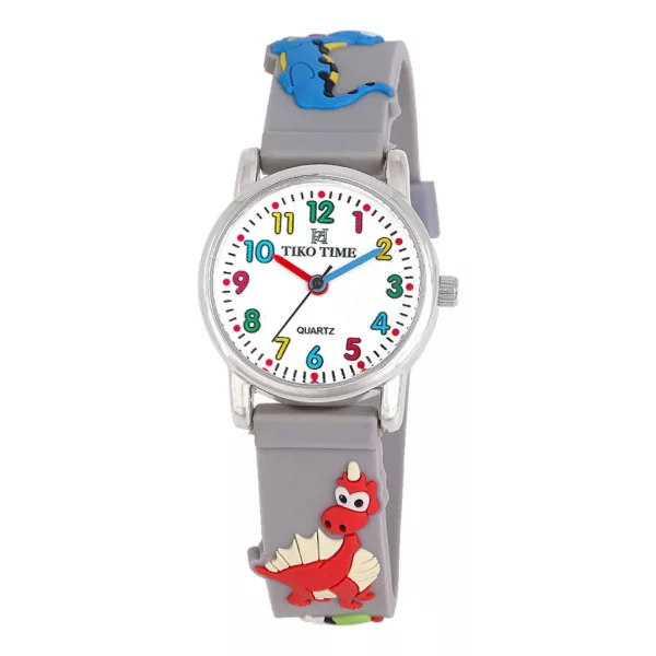 Tiko Time kids' watch with dinosaur motif 7474-1