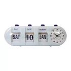 Tiko Time gold flip desk alarm clock 7604-1