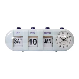 Tiko Time gold flip desk alarm clock 7604-1