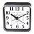 Tiko Time black alarm clock 7635-0