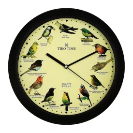 Tiko Time black wall clock 7646-2