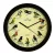 Tiko Time black wall clock 7646-2