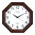 Tiko Time walnut wooden wall clock 7647-2