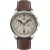 Zeppelin 100 Jahre men's watch 7674-6, beige dial, brown leather strap