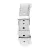 Rochet Birdy white silicone watch strap, 18 mm – 8391802ST