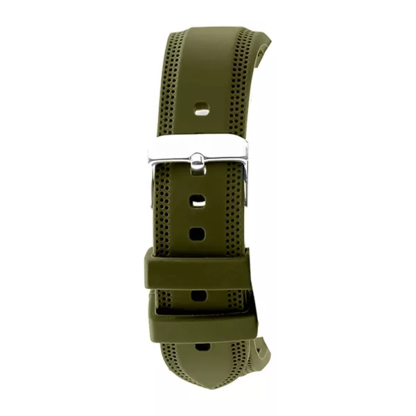 Rochet Birdy khaki silicone watch strap, 20 mm – 8392045ST