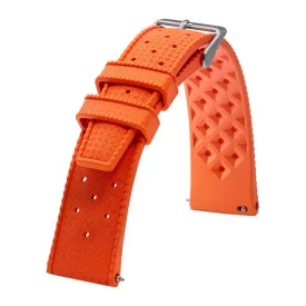 Rochet Tropic orange rubber watch strap, 22 mm – 8402219