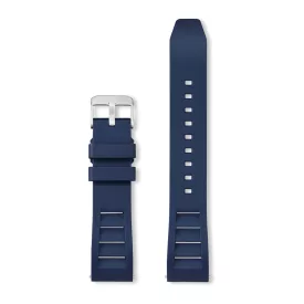Rochet Shark navy blue rubber watch strap, 22 mm – 8422206