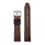 Rochet Cordoba brown leather-rubber hybrid watch strap, 22 mm – 8512203