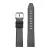 Rochet Sahara grey leather-rubber hybrid watch strap, 20 mm – 8532000