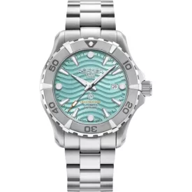 Roamer Deep Sea 200 men's watch 860983 41 05 70, blue dial, silver stainless steel strap