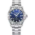 Roamer Deep Sea 200 men's watch 860983 41 45 70, blue dial, silver stainless steel strap
