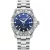 Roamer Deep Sea 200 men's watch 860983 41 45 70, blue dial, silver stainless steel strap