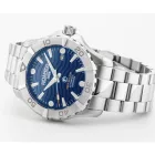 Roamer Deep Sea 200 men's watch 860983 41 45 70, blue dial, silver stainless steel strap