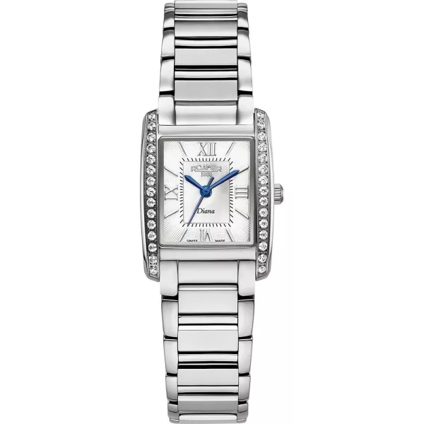 Roamer Diana women's watch 869847 41 20 20, silver dial, silver stainless steel strap