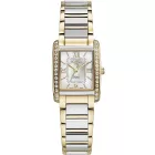Roamer Diana women's watch 869847 47 20 20, silver dial, gold stainless steel strap