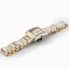 Roamer Diana women's watch 869847 47 20 20, silver dial, gold stainless steel strap