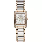 Roamer Diana women's watch 869847 49 20 20, silver dial, rose gold stainless steel strap
