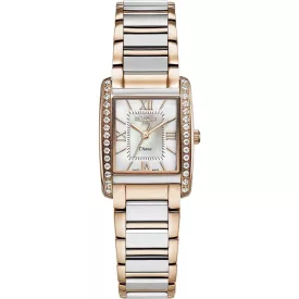 Roamer Diana women's watch 869847 49 20 20, silver dial, rose gold stainless steel strap