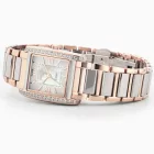 Roamer Diana women's watch 869847 49 20 20, silver dial, rose gold stainless steel strap