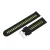 Black / green quick-release smartwatch strap, 20 mm – 9321-0
