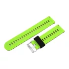 Black / green quick-release smartwatch strap, 20 mm – 9321-0
