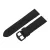 Black plastic watch strap with blue stitching, 22 mm – 9351-1