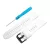 White silicone strap with Garmin QuickFit fitting, 20 mm – 9354-0