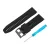 Black silicone strap with Garmin QuickFit fitting, 26 mm – 9355-6