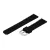 Black plastic watch strap, 22 mm – 9453-9
