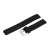 Black plastic watch strap, 16 mm – 9455-6