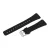 Black plastic watch strap, 20 mm – 9456-0